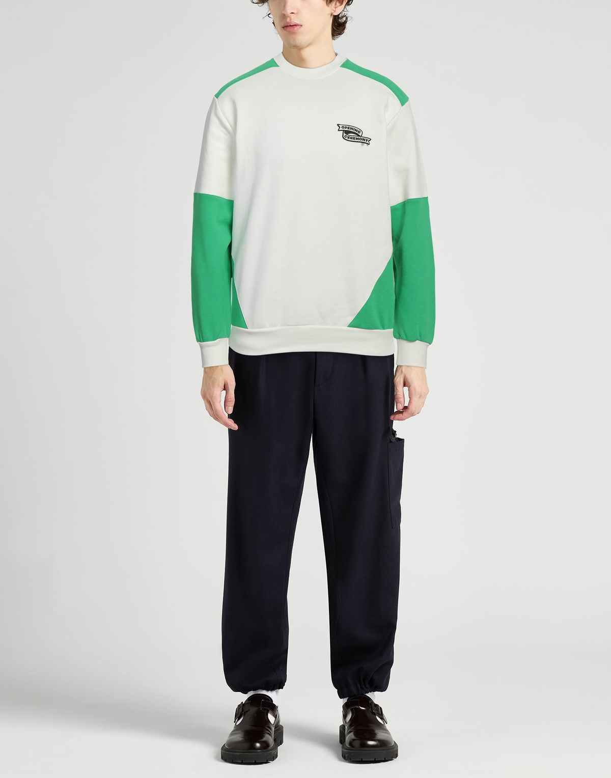 Opening Ceremony Mens Sweatshirt Ivory