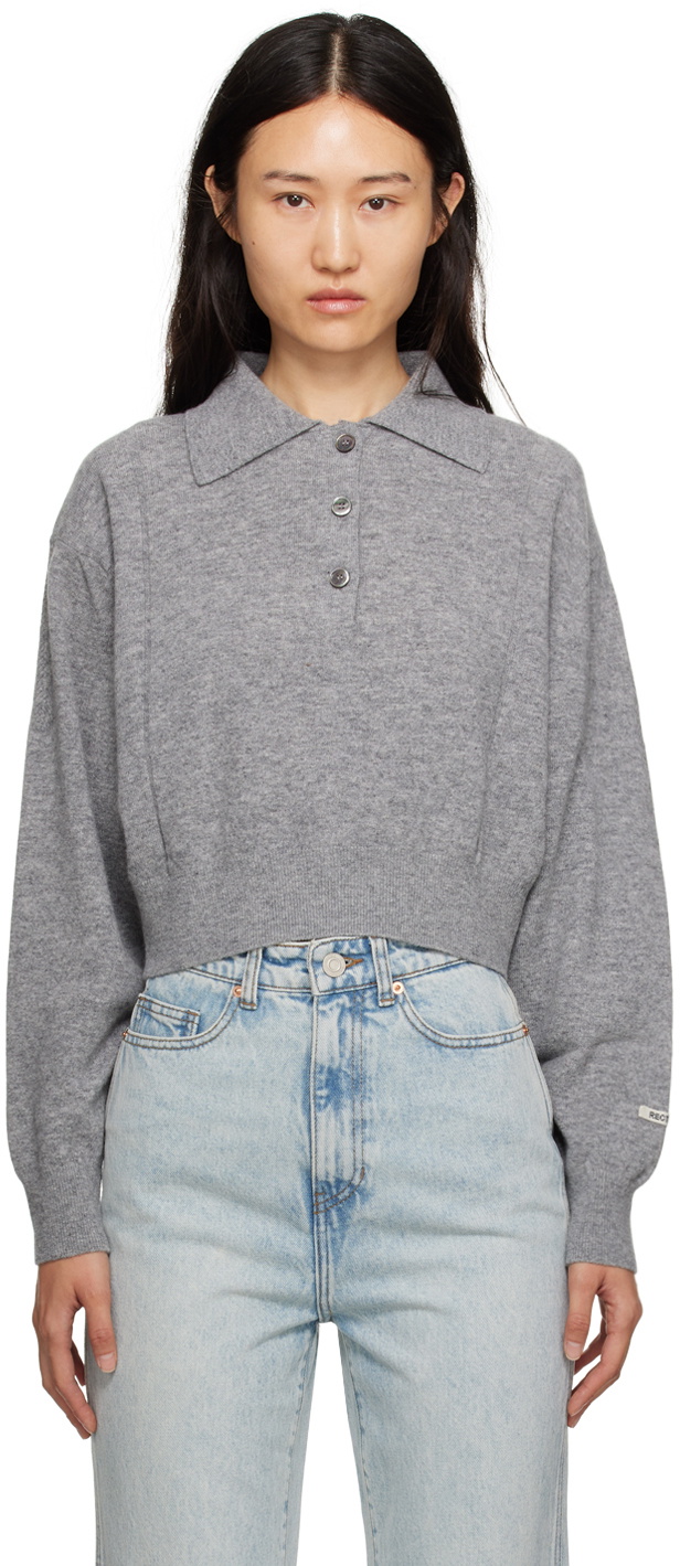 Recto Gray Patch Polo