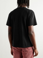 JW Anderson - Embroidered Cotton-Jersey T-Shirt - Black