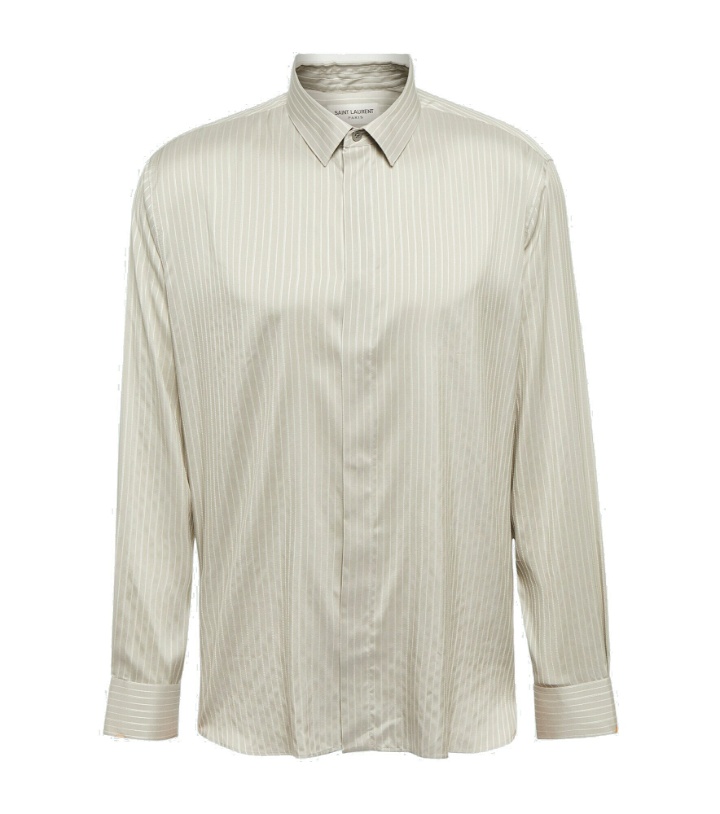 Photo: Saint Laurent - Striped silk shirt