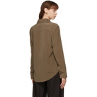 Eftychia Khaki Closed Shirt