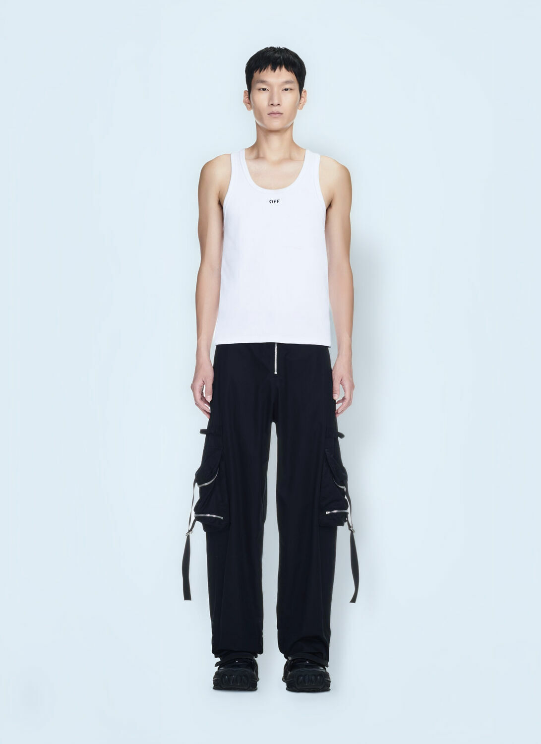 OFF WHITE Off Stamp Rib Tank Top