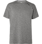 2XU - X-CTRL Perforated Mélange Jersey T-Shirt - Gray