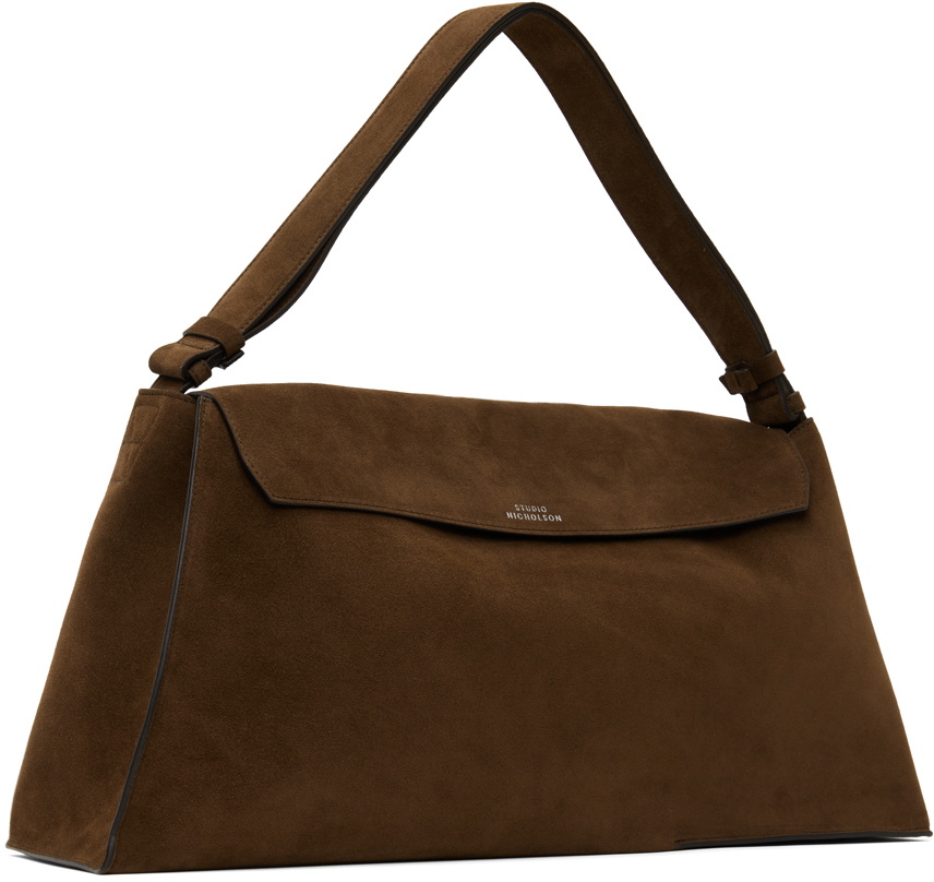 Studio Nicholson Brown Shiboru Suede Bag Studio Nicholson