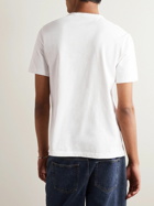 Faherty - Surf Striped Organic Cotton-Jersey T-Shirt - White