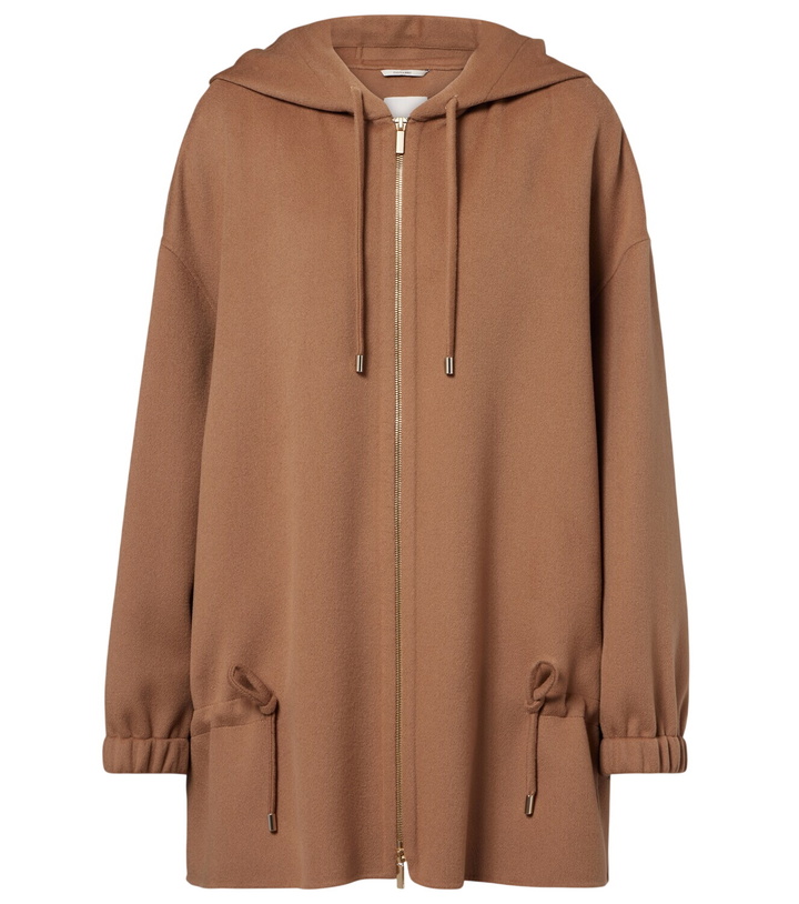 Photo: 'S Max Mara Hooded virgin wool jacket