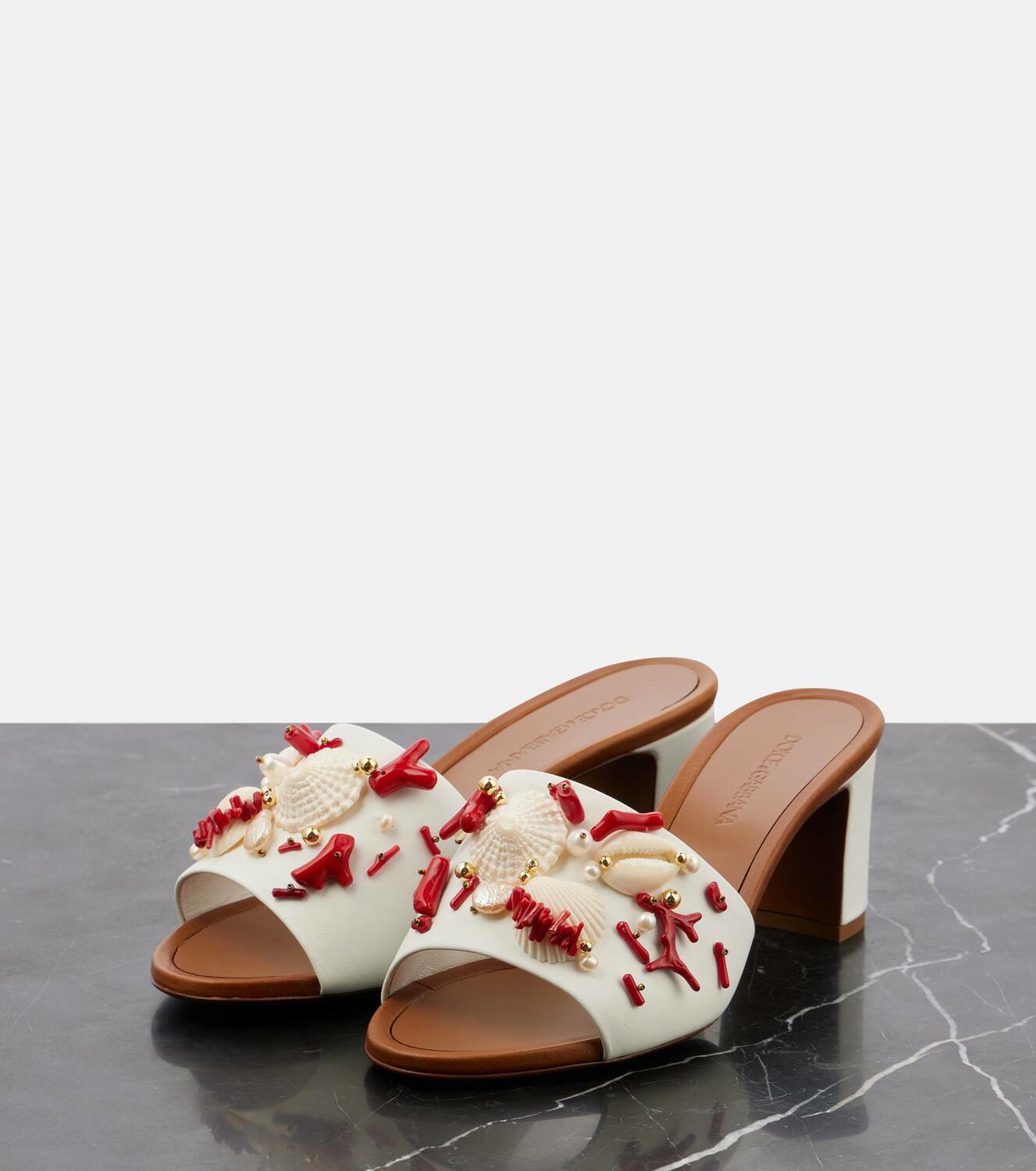 Dolce & Gabbana Black Cotton Mules main image 0