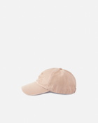 Pinko Cap With Logo Embroidery Dark Latte