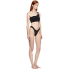 Myraswim Black Ford Single-Shoulder Bikini Top