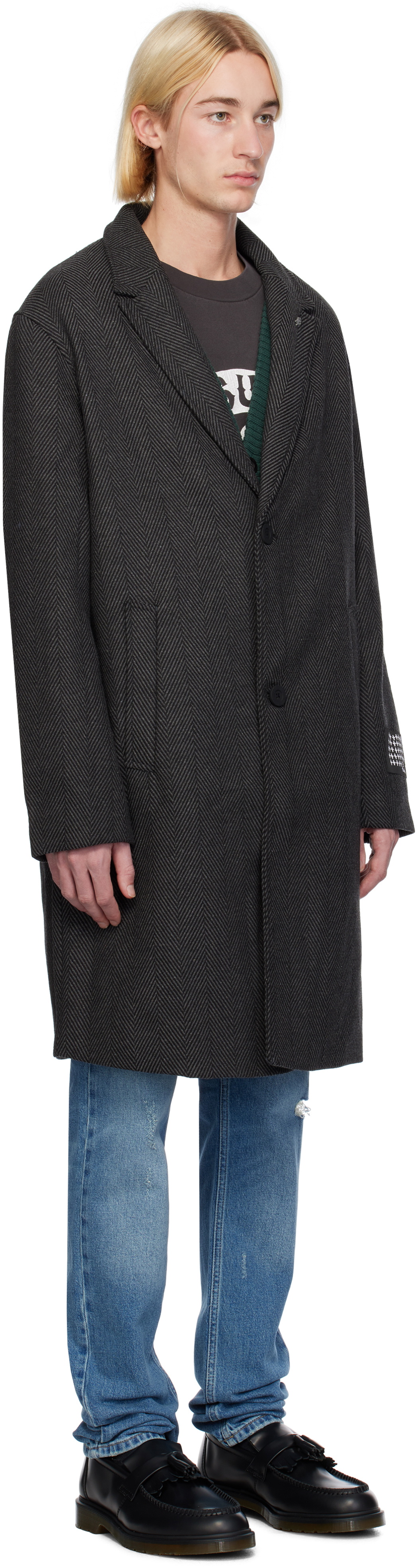 Ksubi Gray Battery Coat