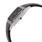 Cartier Santos-Dumont Lacquer Large Model Hand Wind Black Dial Mens Watch WSSA0046