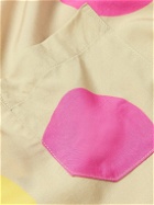 OAS - Camp-Collar Floral-Print Woven Shirt - Neutrals