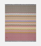Missoni Antwan fringed wool-blend throw