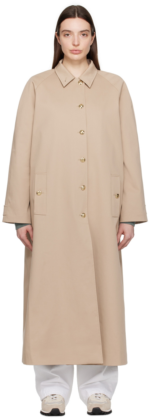 ANINE BING Taupe Randy Trench Coat ANINE BING