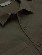 Canali - Cotton-Twill Overshirt - Green