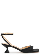 Alohas Skye 50 Satin Sandals Black