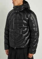 Casablanca Monogram Quilted Shell Jacket Black