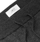 Mr P. - Slim-Fit Tapered Mélange Wool and Cashmere-Blend Sweatpants - Gray