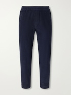 Folk - Drawcord Assembly Straight-Leg Brushed Cotton Trousers - Blue