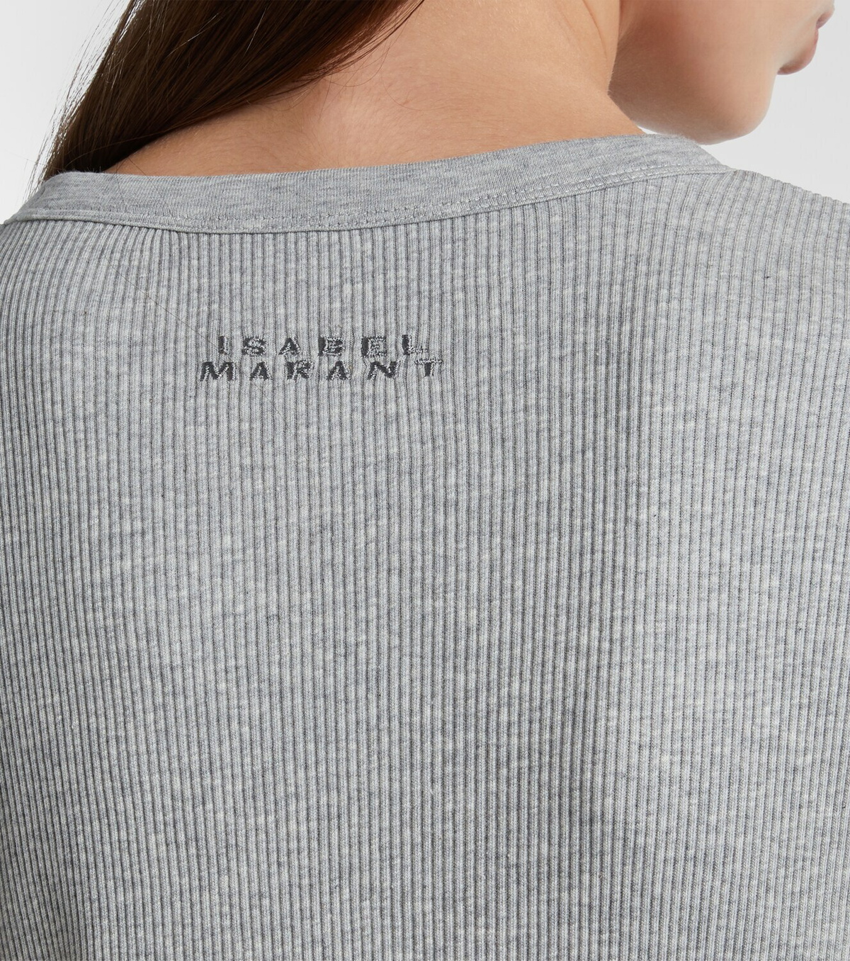 Isabel Marant Taomi ribbed-knit cotton jersey T-shirt