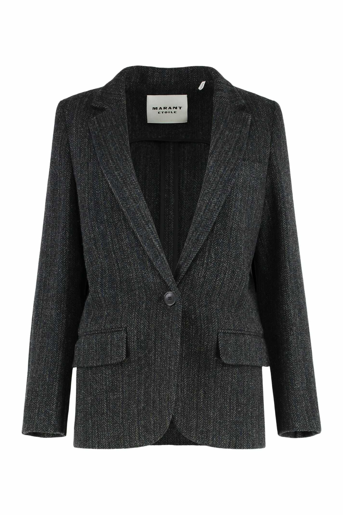 ジャケット ISABEL MARANT ETOILE Slate Cotton Blend Gally Jacket Isabel Marant Étoile Isabel Marant Etoile Women Slate Cotton