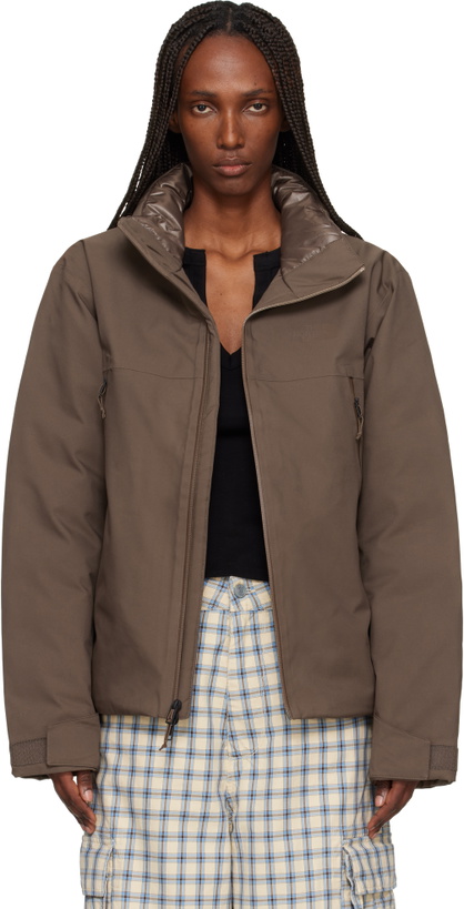 Photo: The North Face Brown Mountain Range Down Jacket