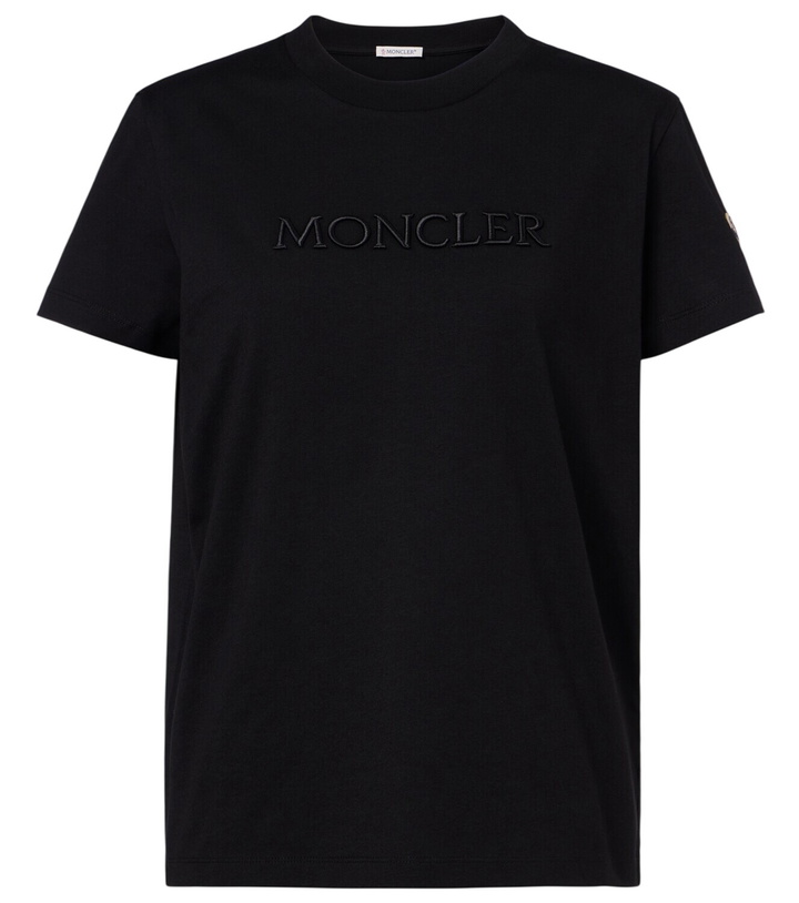 Photo: Moncler Logo cotton jersey T-shirt