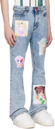 Members of the Rage Blue Anime Patch Jeans