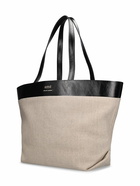 AMI PARIS East West Ami Canvas Shopping Bag