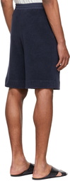 Jil Sander Blue Cotton Shorts