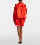 The Frankie Shop Adia satin shorts