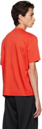 Lanvin Red Embroidered T-Shirt