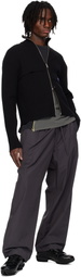 A-COLD-WALL* Black Panel Knit Jacket