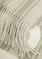 Jacquemus L'echarpe Logo Fringed Wool Scarf - White - One Size