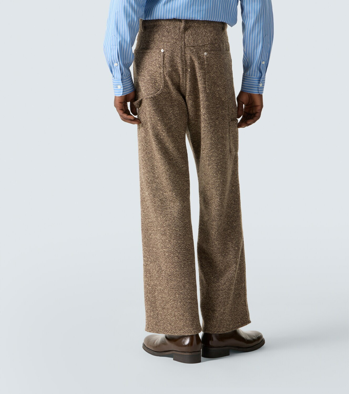 Auralee Wool tweed wide-leg pants Auralee