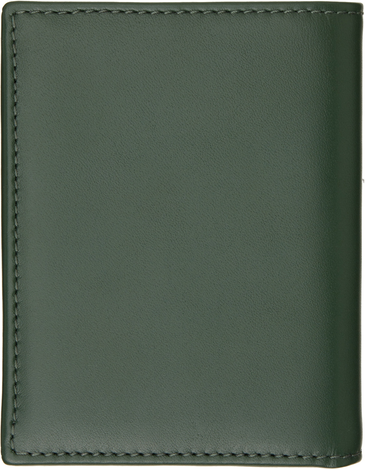 COMME des GARÇONS WALLETS Green Classic Leather Card Holder