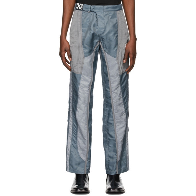 Photo: Off-White Grey and Blue Technical Climbers Trousers