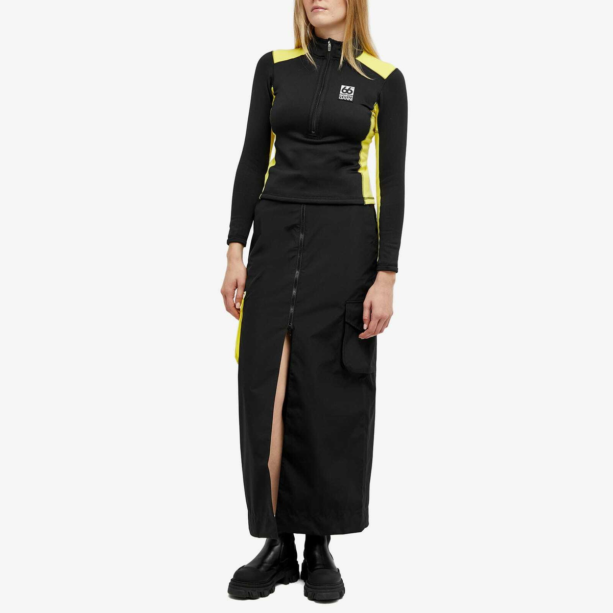 66° North Women's x GANNI Tungudalur Zip Neck in Black