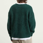 Bound Men's Parker Alpaca Cardigan in Bottle Green