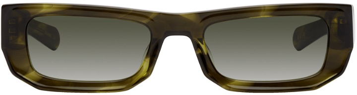 Photo: FLATLIST EYEWEAR Green Bricktop Sunglasses