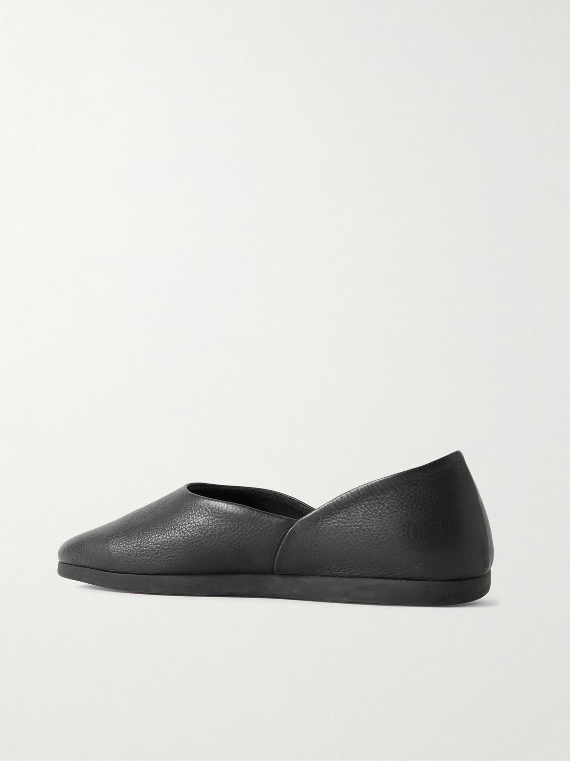 Stòffa - Full-Grain Leather Loafers - Black