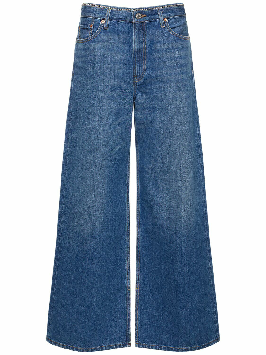 Photo: RE/DONE - Low Rider Loose Cotton Jeans
