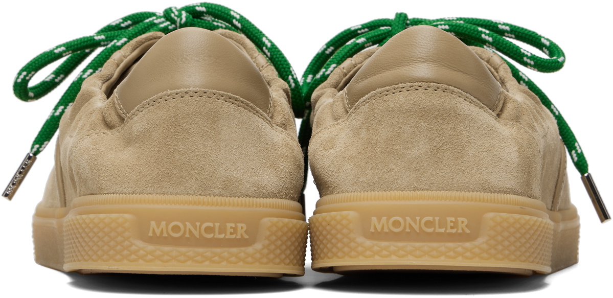 Moncler Beige Vera Leisure Suede Sneakers