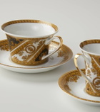 Versace Home I Heart Baroque teacup and saucer