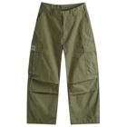 Neighborhood Men's Wide Cargo Pants in Olive Drab