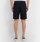 Sandro - Tech-Cotton Drawstring Shorts - Navy