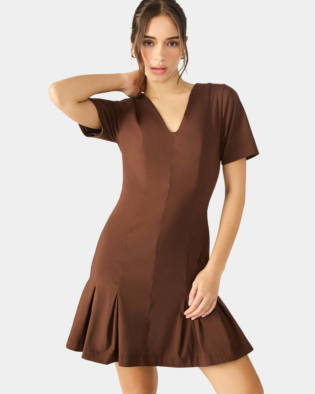 Steve Madden Marie Dress in Mocha