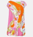 Pucci Orchidee cotton-blend terry minidress