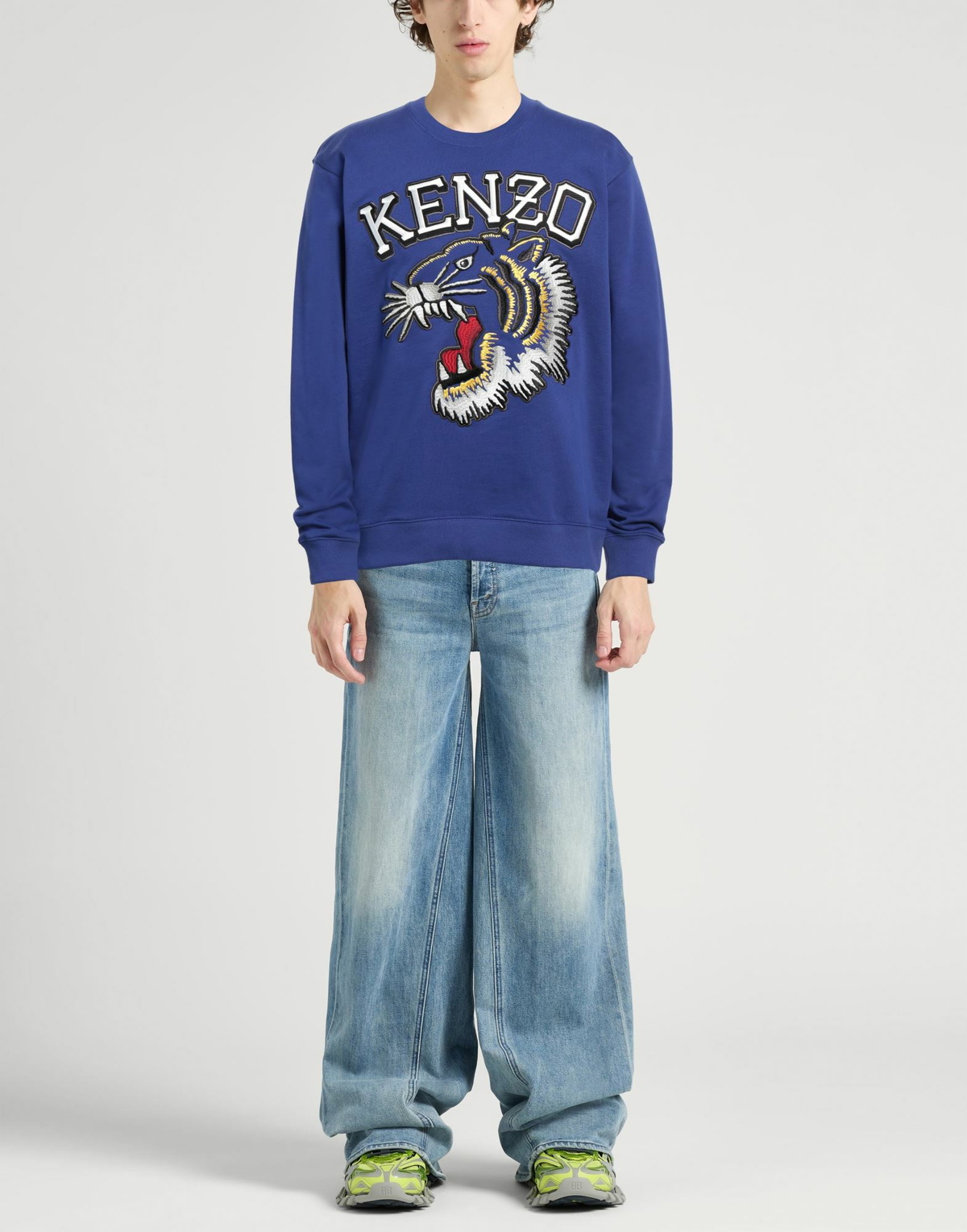 Kenzo Mens Sweatshirt Bright in Blue