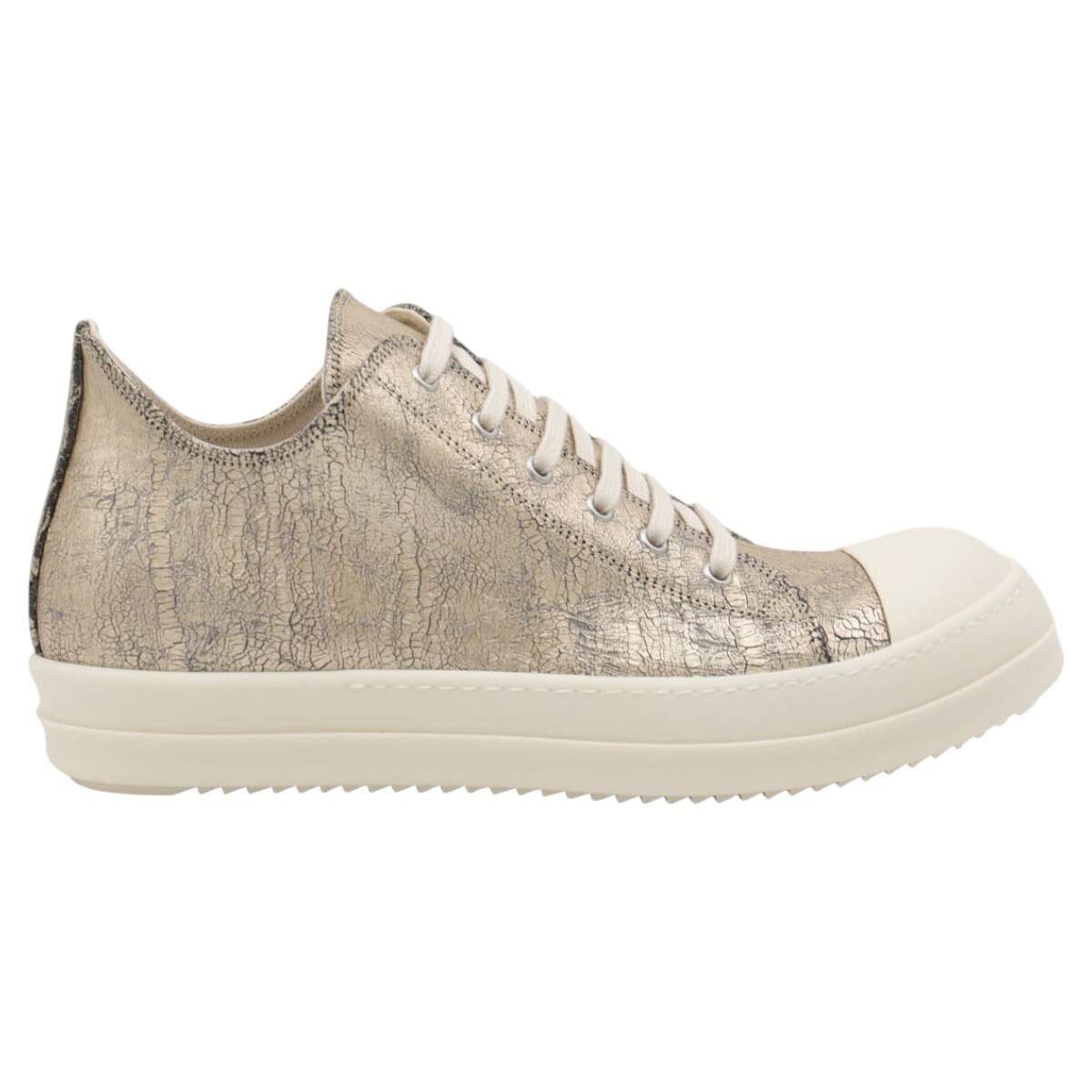 Rick Owens DRKSHDW グレー Hollywood Jumbo Laces スニーカー Rick Owens DRKSHDW Gray Hollywood Jumbo Lace Puffer Low